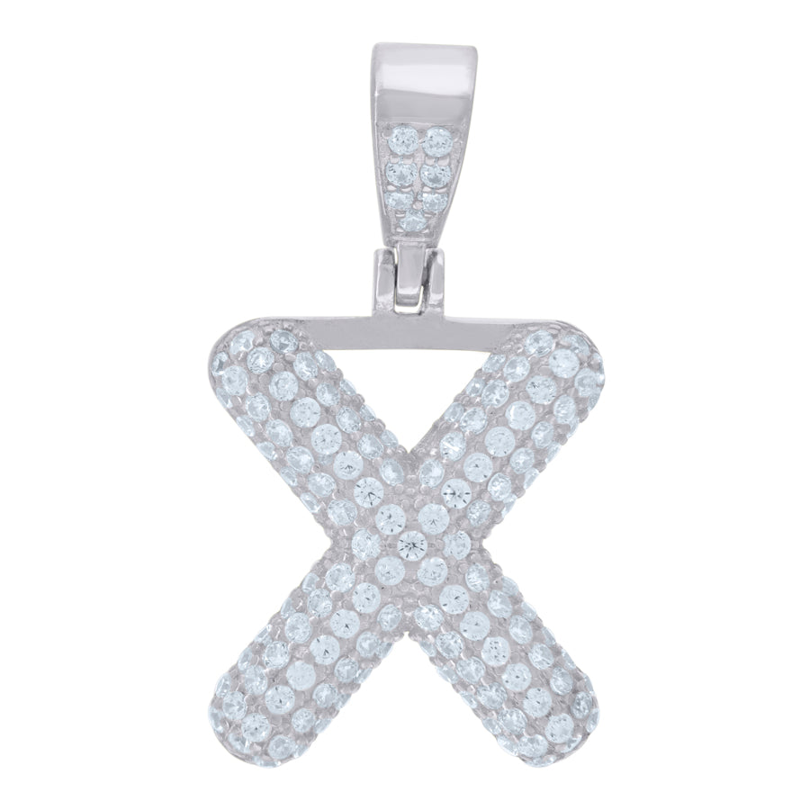 925 Cz Initial Pendant