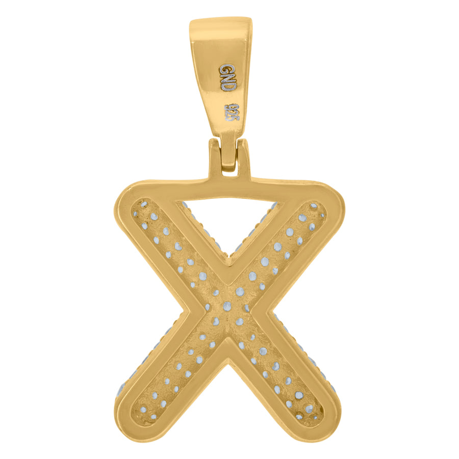 925 Cz Initial Pendant