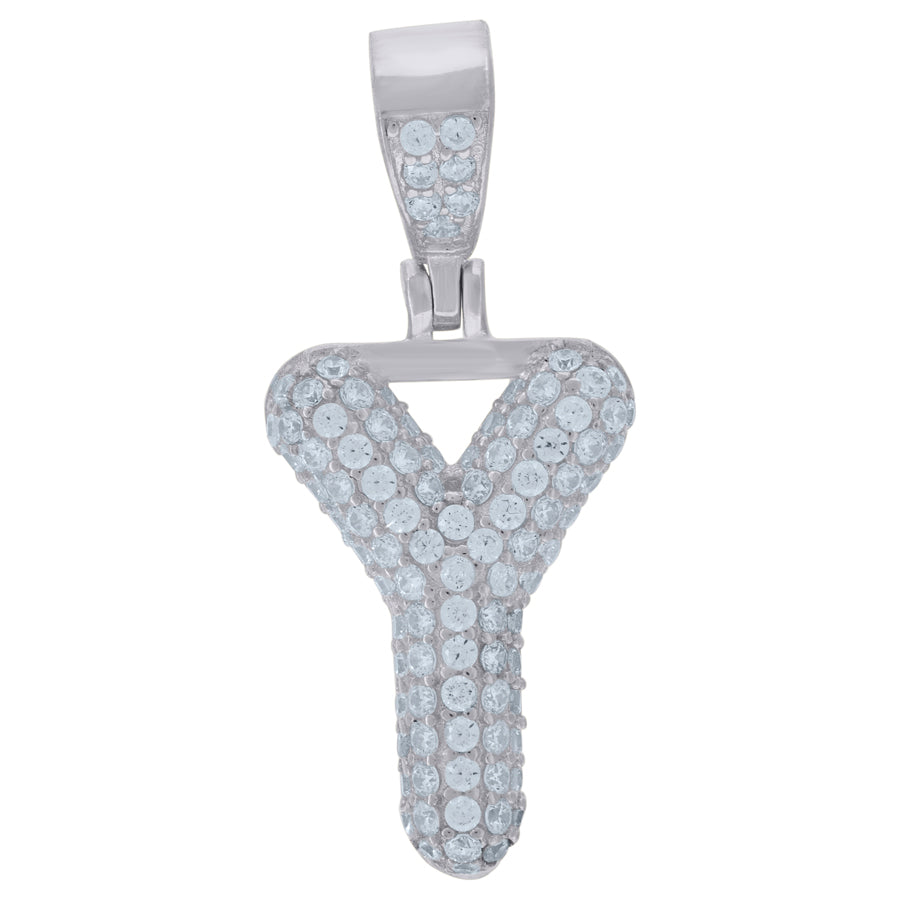 925 Cz Initial Pendant