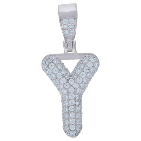 925 Cz Initial Pendant
