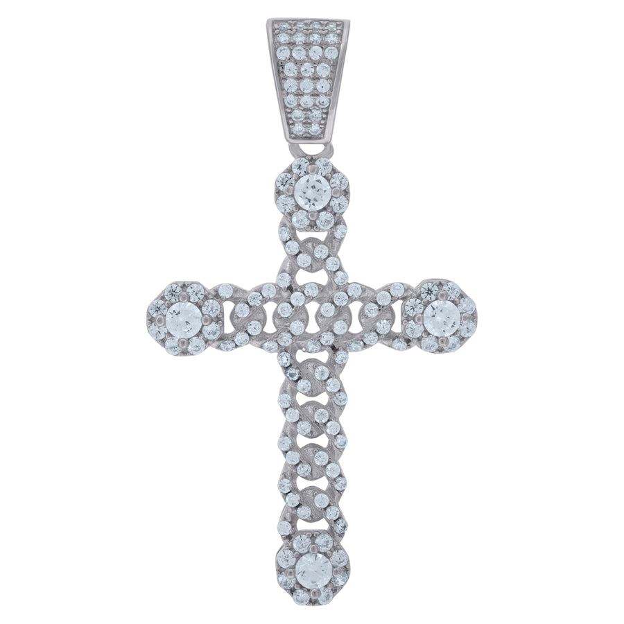 925 Sterling Silver Cz Pendant