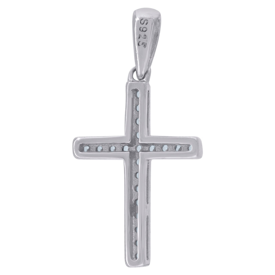 925 Sterling Silver & Cz Pendant