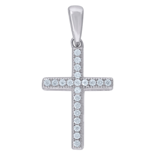 925 Sterling Silver & Cz Pendant
