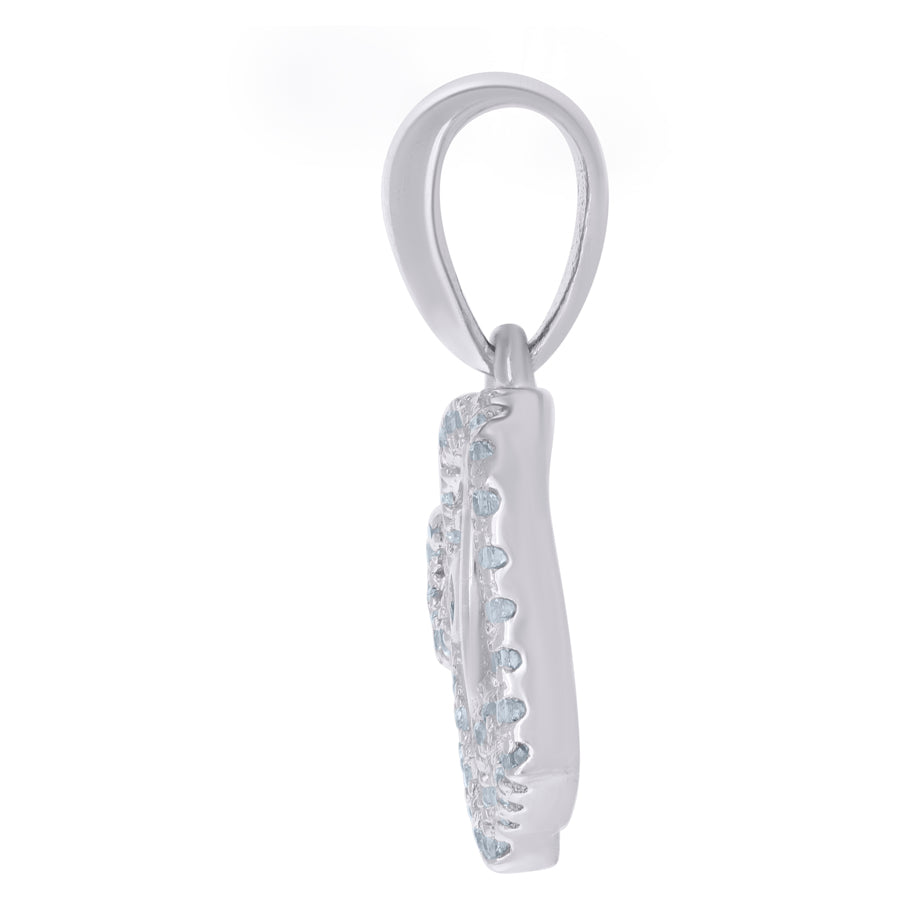 925 Sterling Silver & Cz Pendant