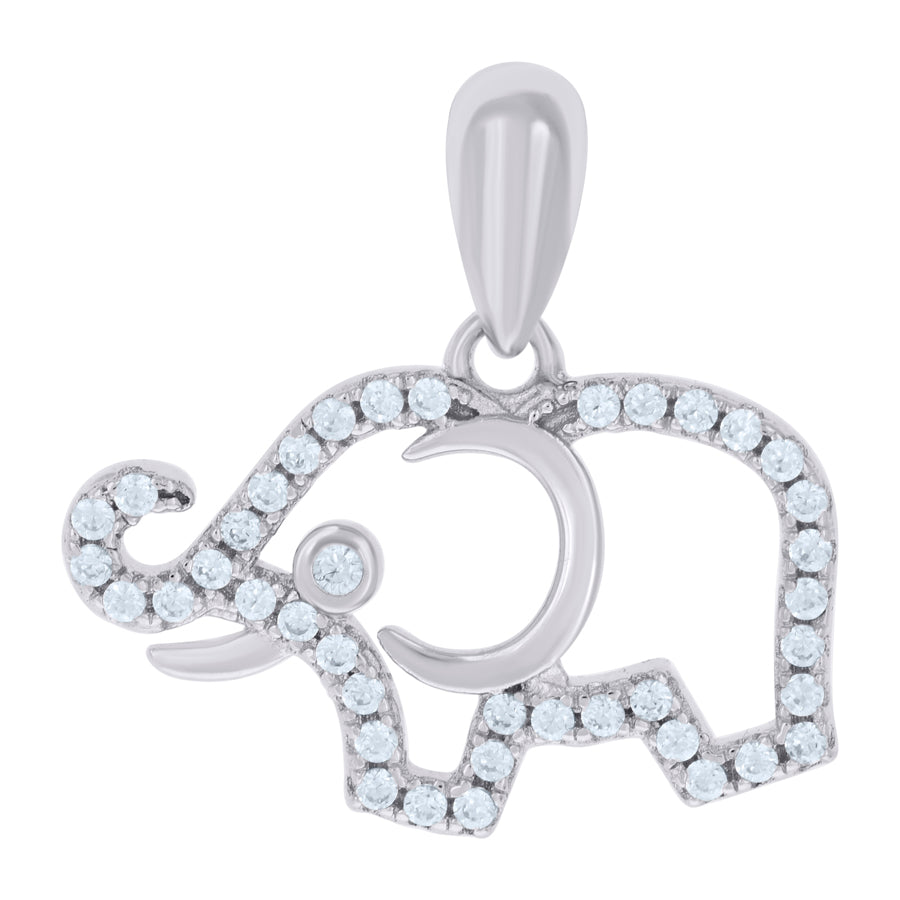 925 Sterling Silver & Cz Pendant
