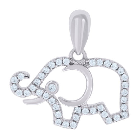 925 Sterling Silver & Cz Pendant
