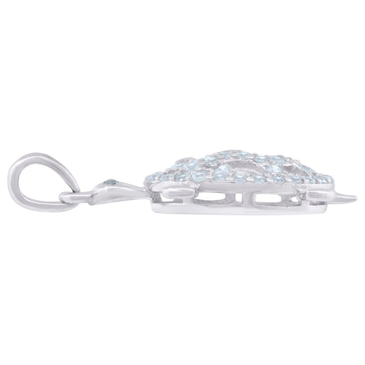 925 Sterling Silver & Cz Pendant