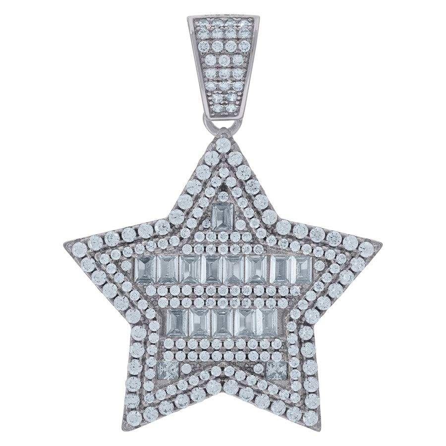 925 Sterling Silver Cz Pendant