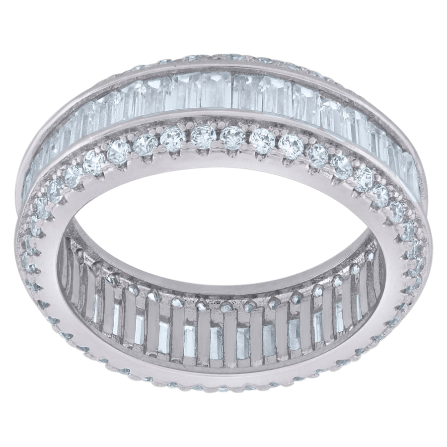 925 Sterling Silver & Cz Ring