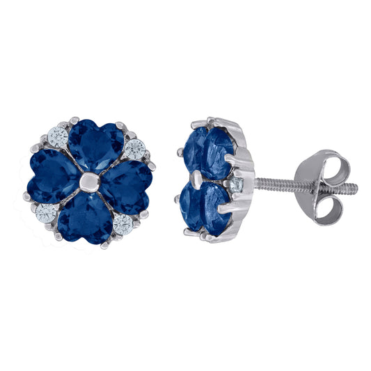 925 Sterling Silver Cz Earring
