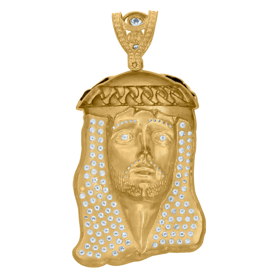 10Kt Gold Cz Pendant
