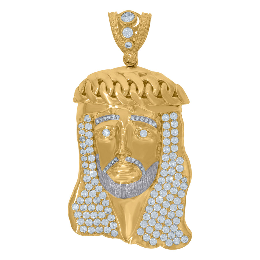 10Kt Gold Cz Pendant