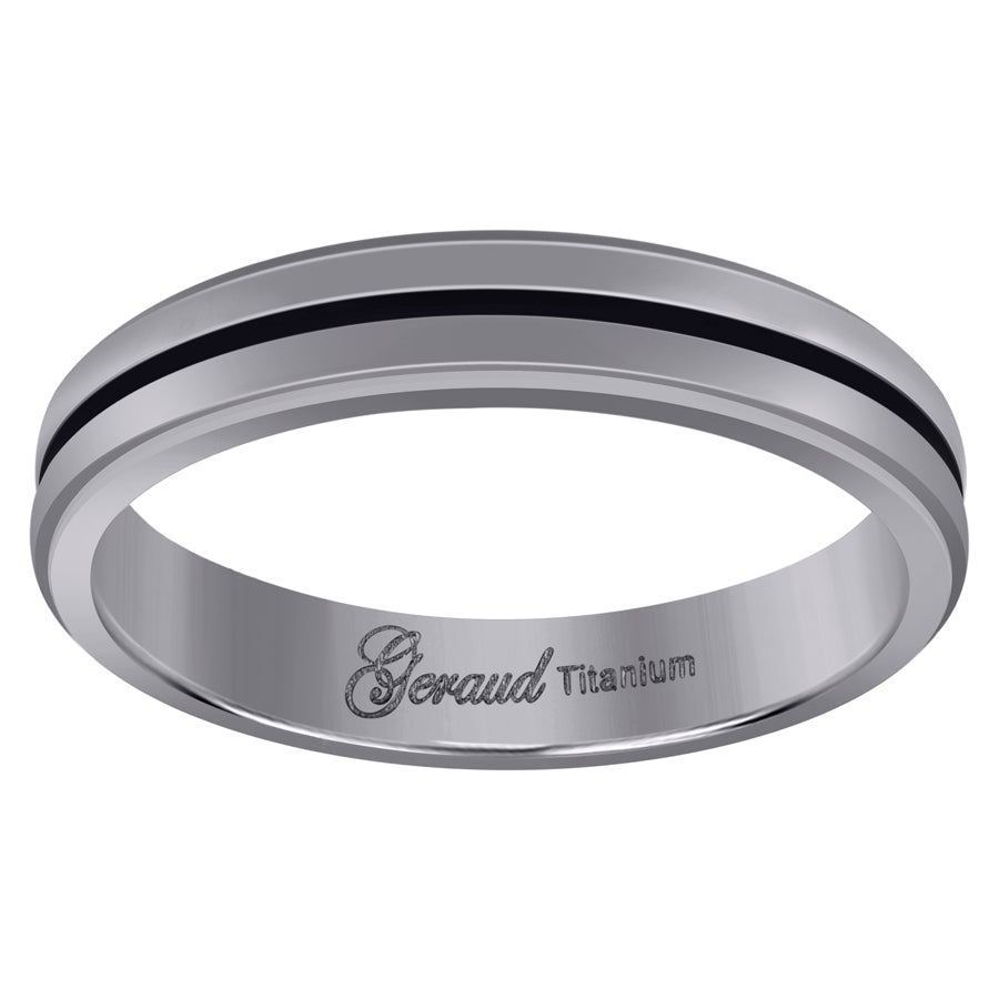 Titanium 4mm Ring