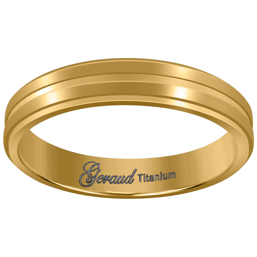 Titanium 4mm Ring