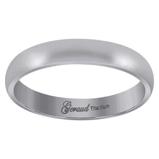 Titanium 4mm Ring