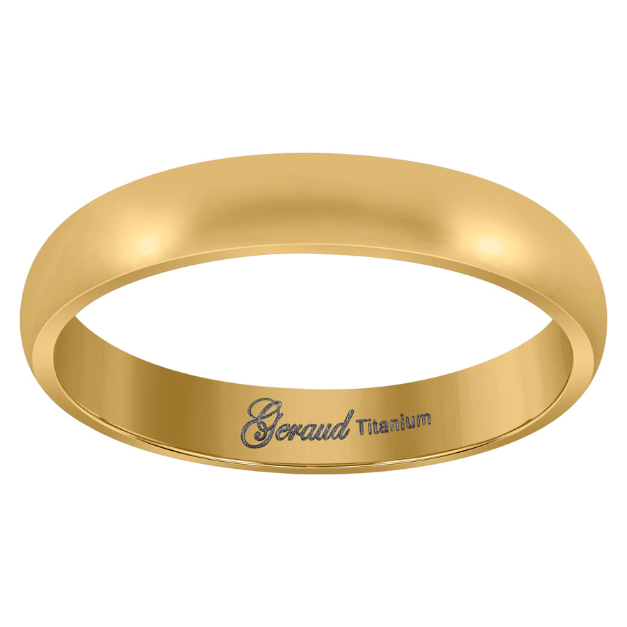 Titanium 4mm Ring