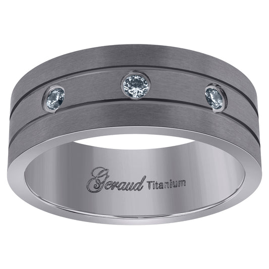 Titanium 8mm Ring