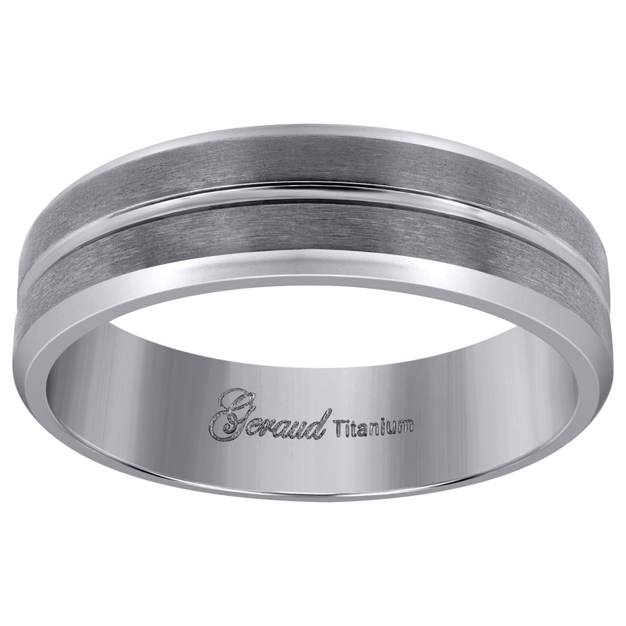 Titanium 7mm Ring