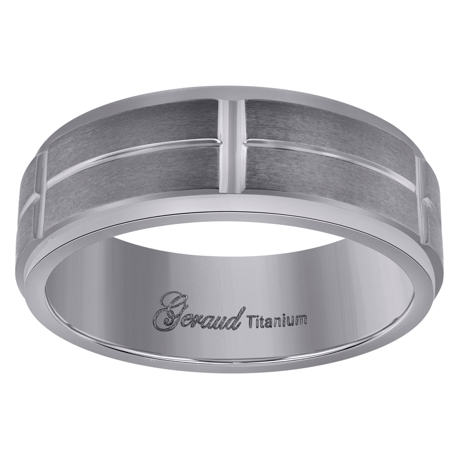Titanium 7mm Ring