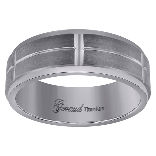 Titanium 7mm Ring