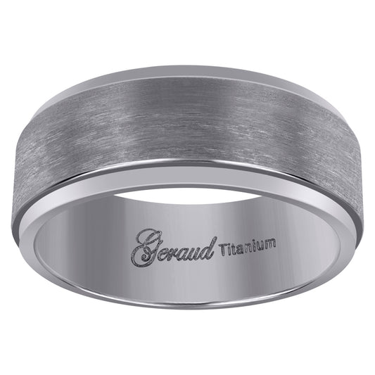Titanium 8mm Ring