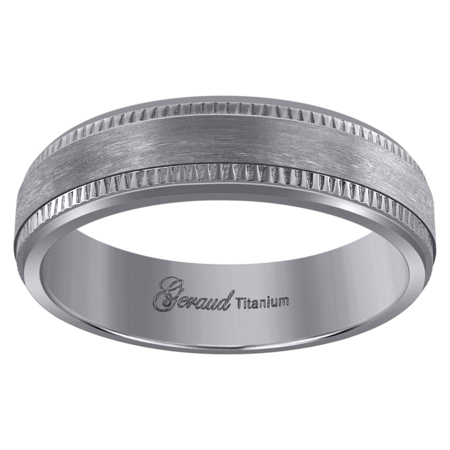 Titanium 6mm Ring