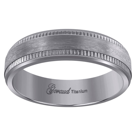 Titanium 6mm Ring
