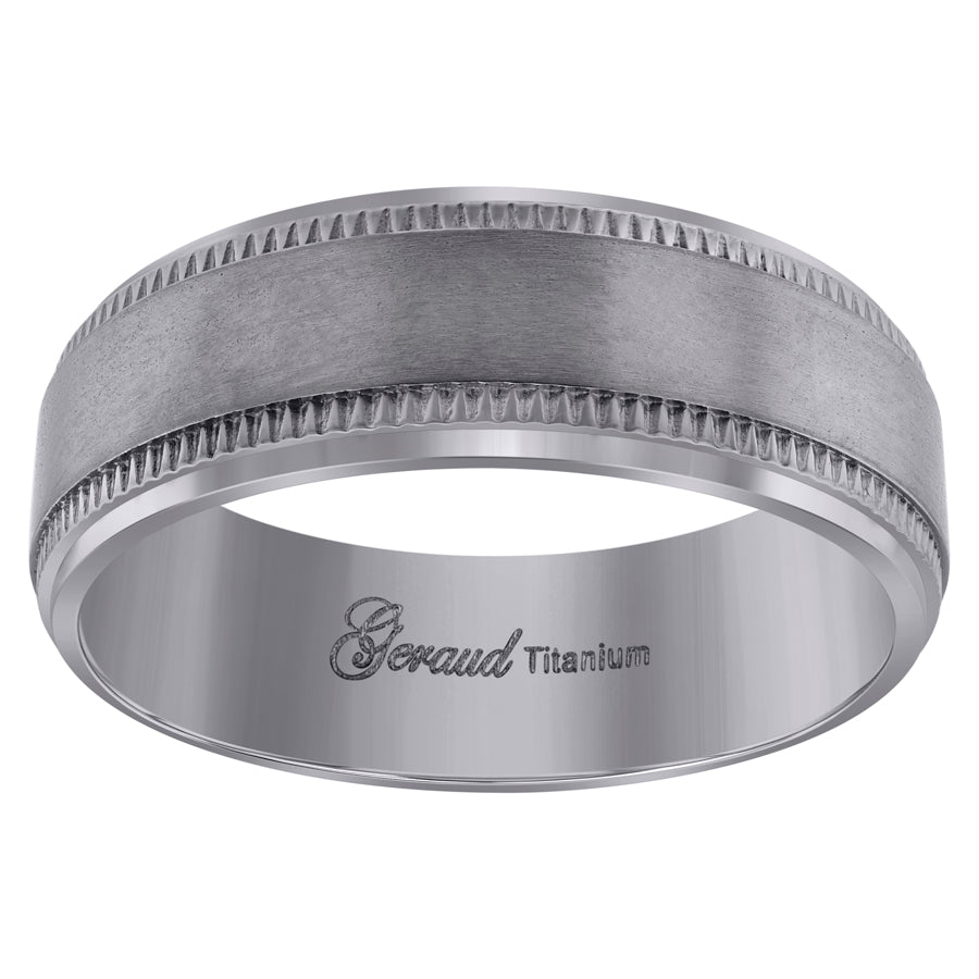 Titanium 8mm Ring