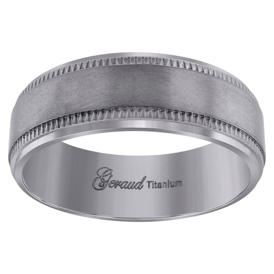 Titanium 8mm Ring