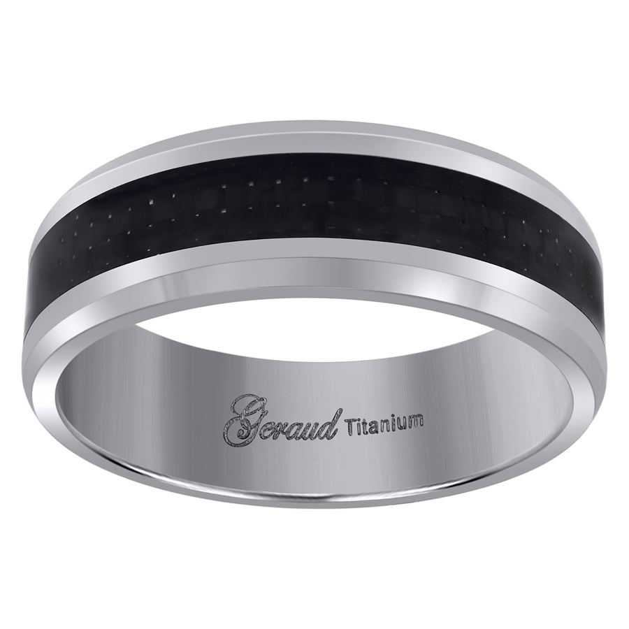 Titanium 8mm Ring