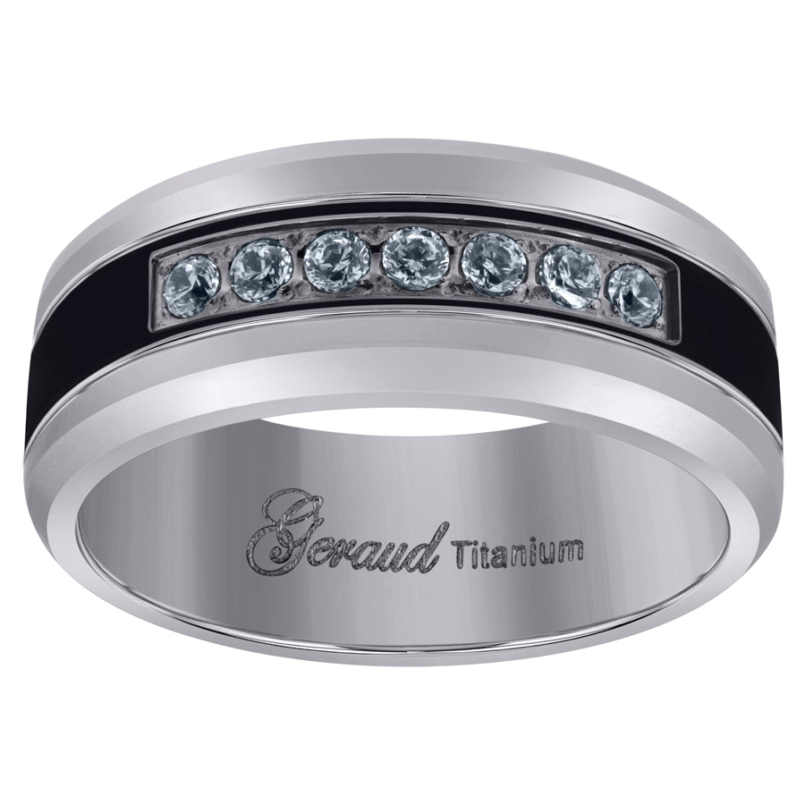 Titanium 8mm Ring