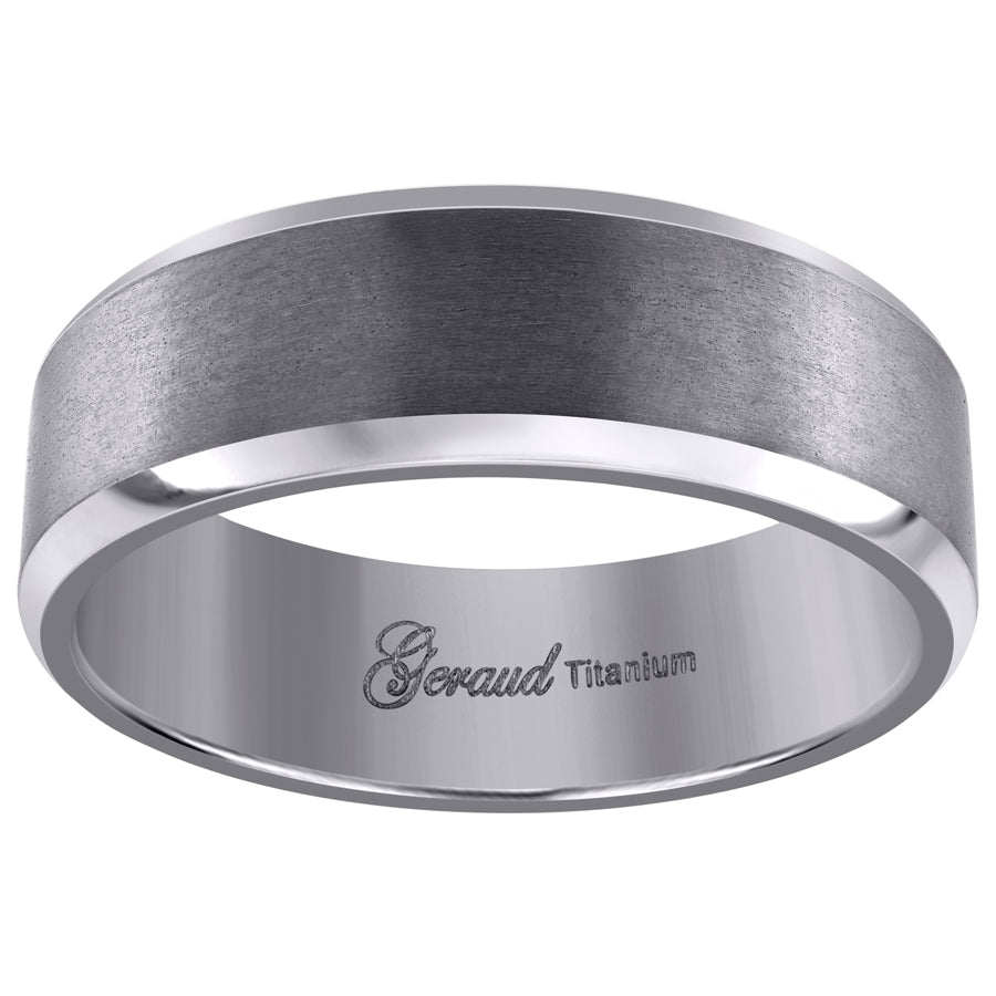 Titanium 8mm Ring