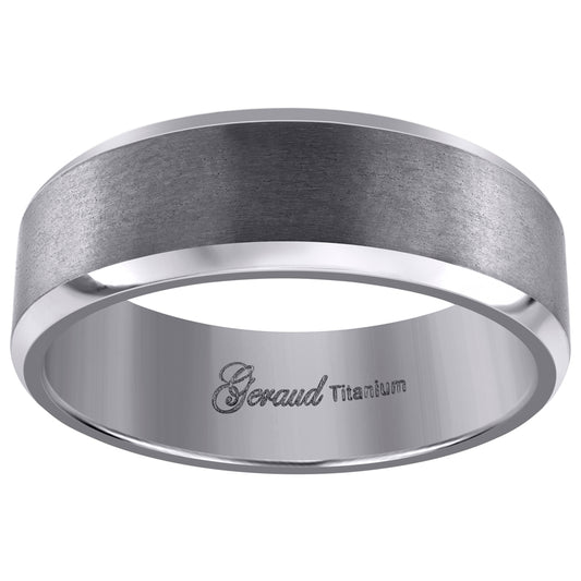 Titanium 8mm Ring
