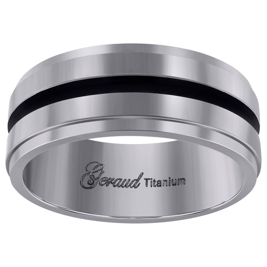 Titanium 8mm Ring
