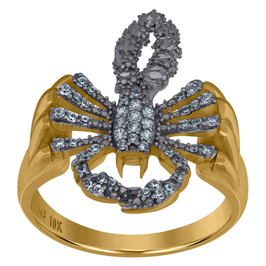 10Kt Gold Cz Ring