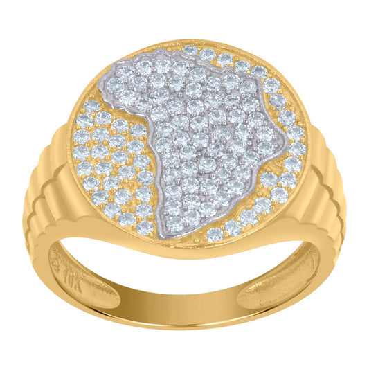 10Kt Gold Cz Ring