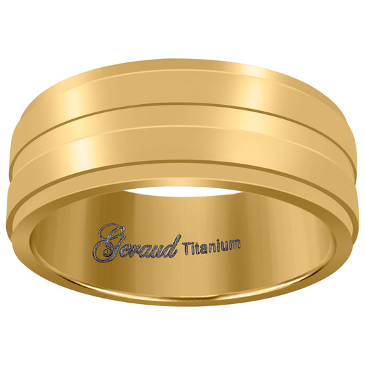 Titanium 8mm Ring