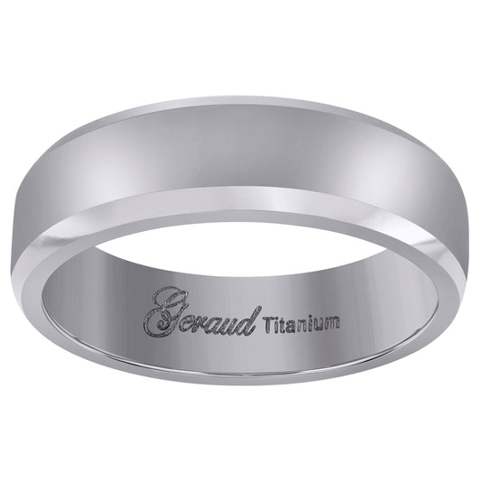 Titanium 6mm Ring