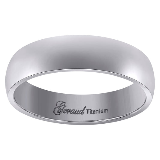 Titanium 6mm Ring
