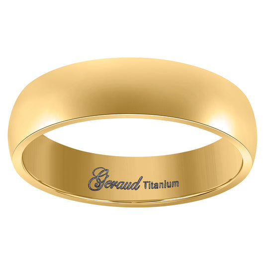 Titanium 6mm Ring