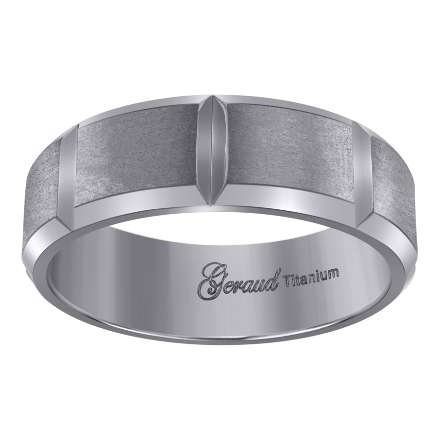 Titanium 7mm Ring