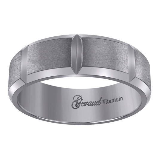 Titanium 7mm Ring