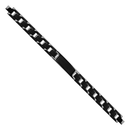 Stainless Steel Id Bracelet 12mm-8.5"