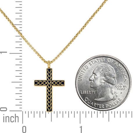 Stainless Steel Pendant Necklace 22"
