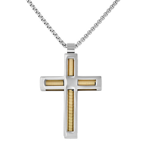 Stainless Steel Pendant Necklace 24"