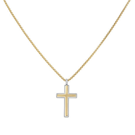 Stainless Steel Pendant With Chain Necklace 20"