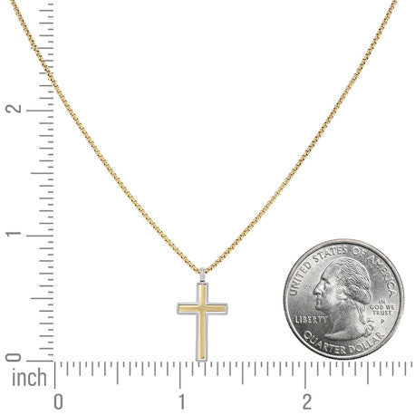 Stainless Steel Pendant With Chain Necklace 20"