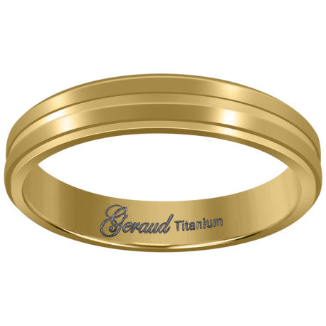 Titanium 4mm Ring