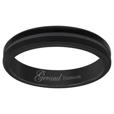 Titanium 4mm Ring