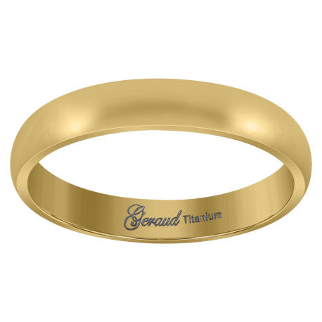 Titanium 4mm Ring